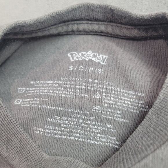 Pokemon Pikachu Graphic Tee Shirt S Gray - Picture 5 of 8